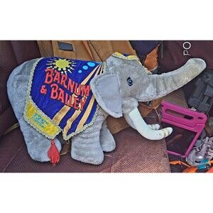 Ringling Bros. And Barnum & Bailey Circus Elephant Plush Toy Stuffed Animal